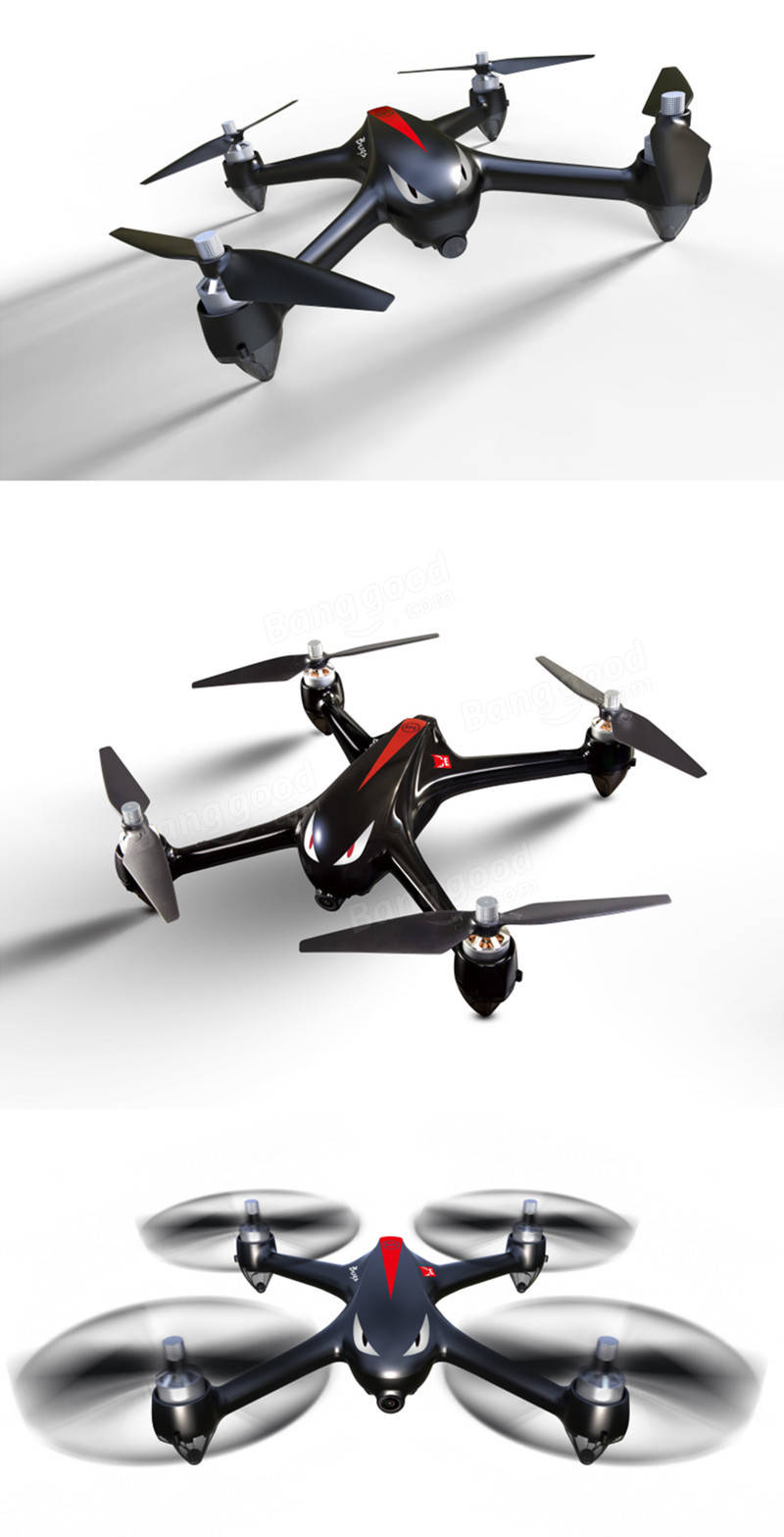 MJX B2W Bugs 2W WiFi FPV sin escobillas con cámara 1080P HD GPS RC Drone Quadcopter RTF