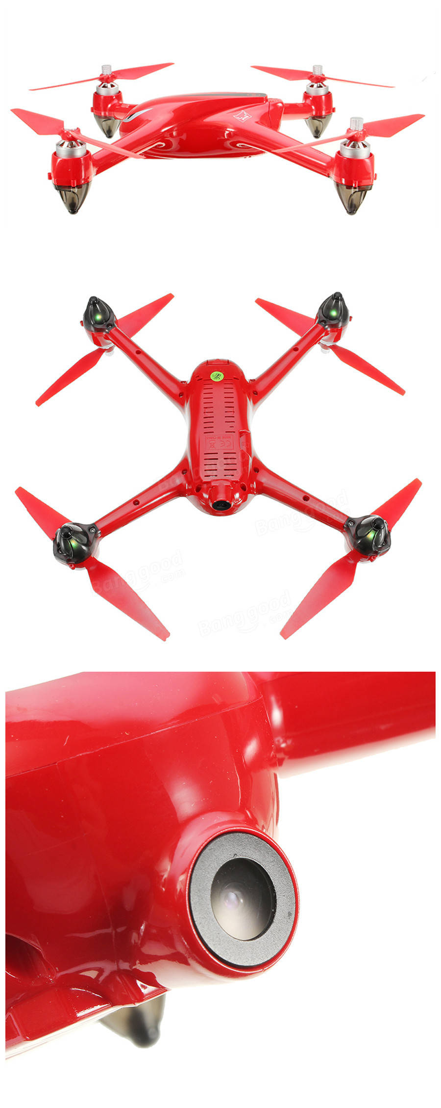 MJX B2W Bugs 2W WiFi FPV sin escobillas con cámara 1080P HD GPS RC Drone Quadcopter RTF