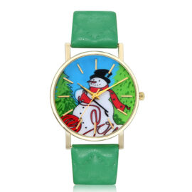 Reloj de pulsera de cuero Mujer Niños